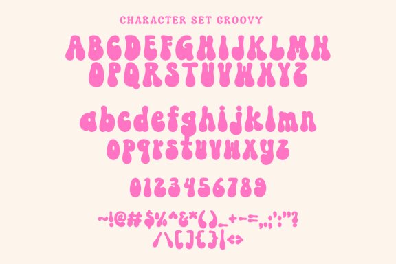 Retro Barbie Peace Font Duo
