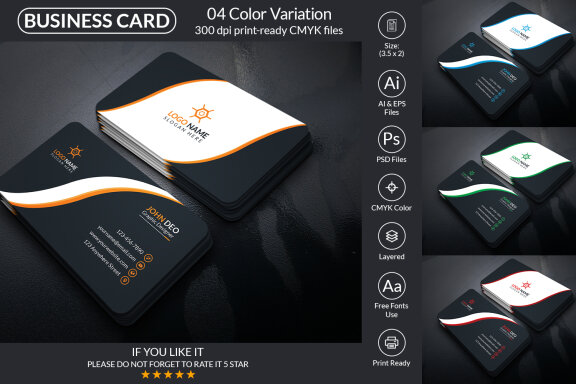 Creative Business Card Design Template