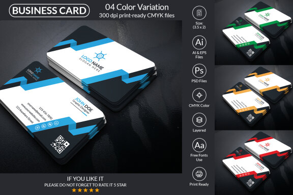 Modern Business Card Design Template