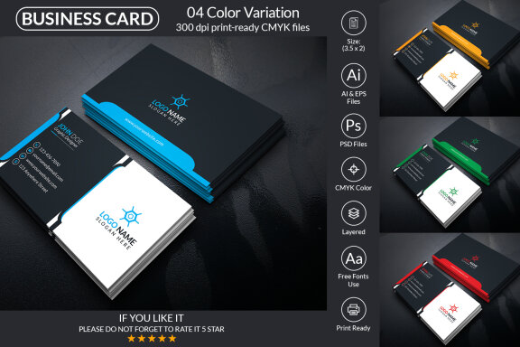 Professional Business Card Design Template