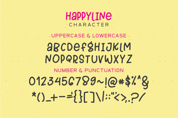 HAPPYLINE Free Font
