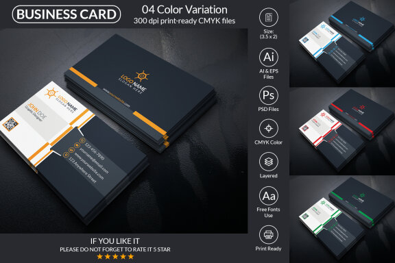 Creative Business Card Design Template