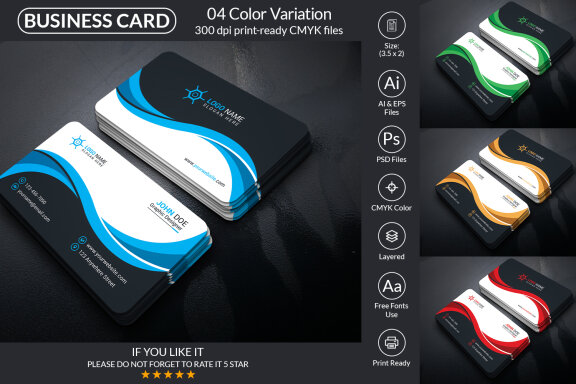 Creative Business Card Design Template