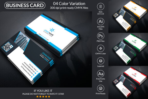 Professional Business Card Design Template