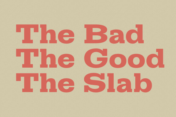 Slabtro Slab Display Font