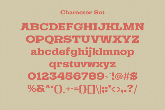 Slabtro Slab Display Font