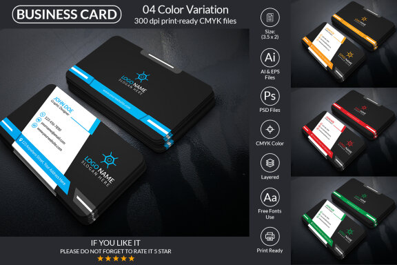 Creative Business Card Design Template