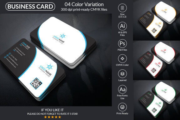 Corporate Business Card Design Template