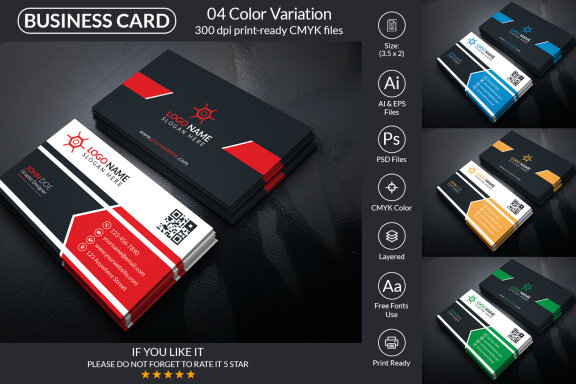 Minimal Business Card Design Template