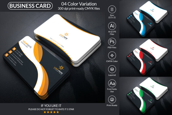 Modern Business Card Design Template