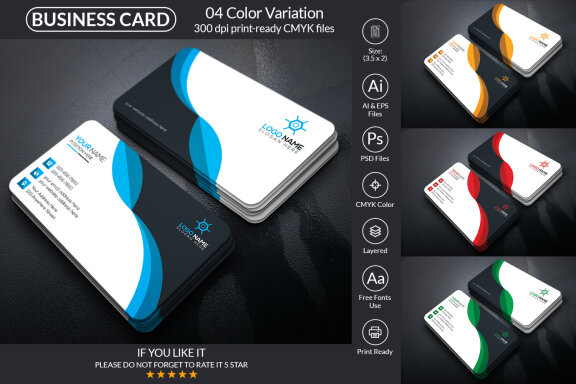 Modern Business Card Design Template