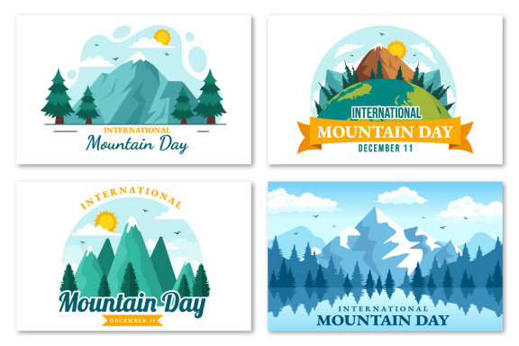 15 International Mountain Day Illustration