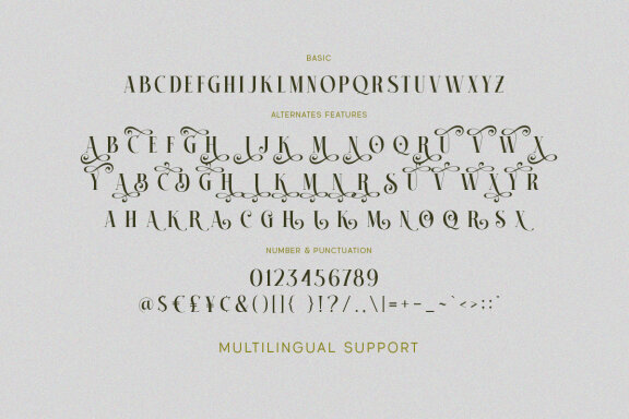 Britnes Grade - Stylish Serif Typeface
