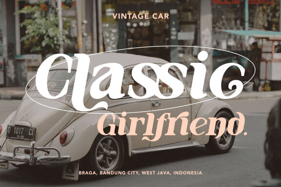 Bandung Romance - Serif Display Font