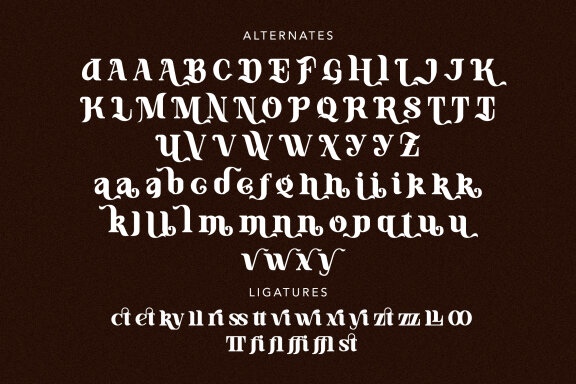 Bandung Romance - Serif Display Font