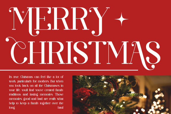 Magic Christmas - Elegant Serif Typeface