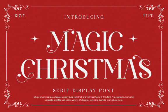 Magic Christmas - Elegant Serif Typeface