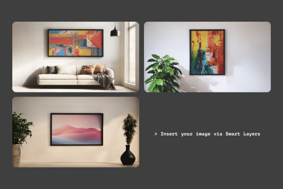 Interior Design Frame Mockups