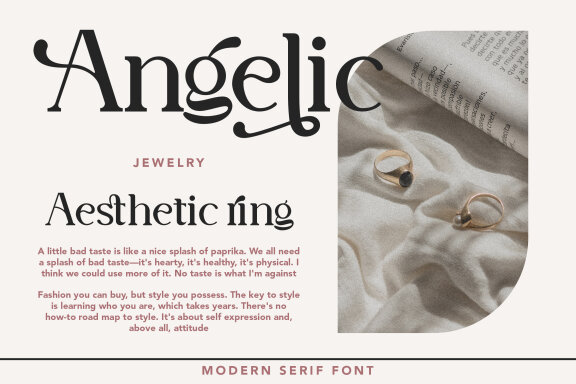 Yustika - Elegant Serif Font