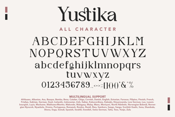 Yustika - Elegant Serif Font