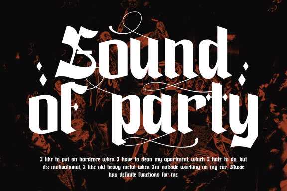 Sahaja - Blackletter Typeface
