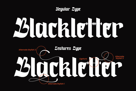 Sahaja - Blackletter Typeface