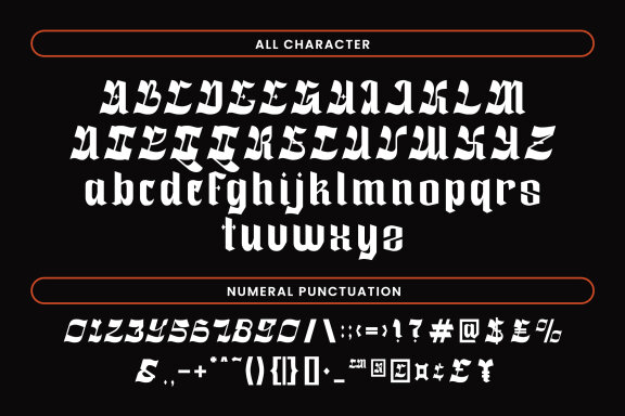 Sahaja - Blackletter Typeface