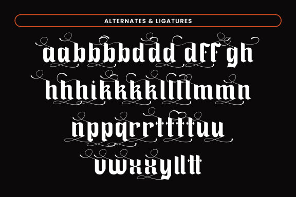 Sahaja - Blackletter Typeface