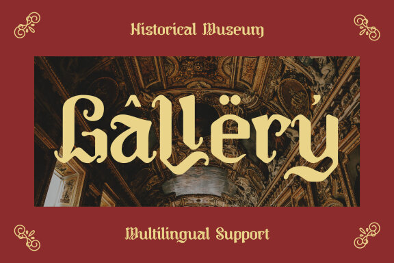 Golligan - Blackletter Typeface