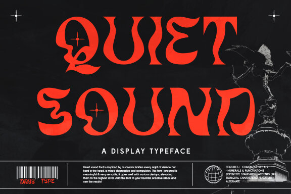 Quiet Sound - Blackletter font