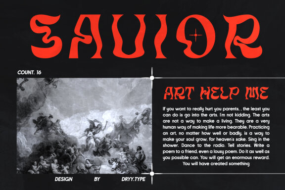 Quiet Sound - Blackletter font