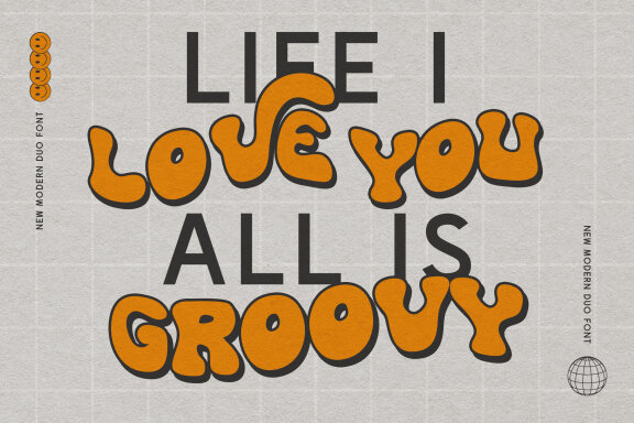 Balance Groovy - Duo Font