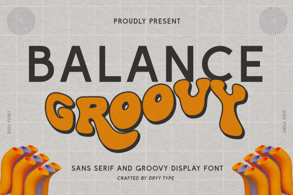 Balance Groovy - Duo Font