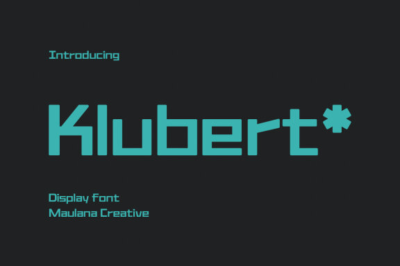 Klubert Display Sans Fonts