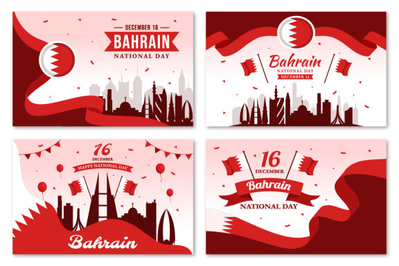14 Bahrain National Day Illustration