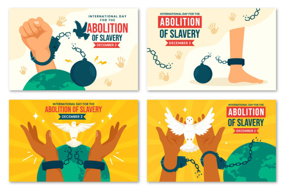 9 Day for the Abolition of Slavery Illustration