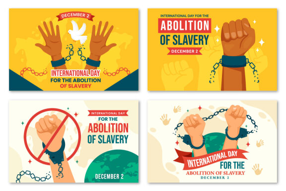 9 Day for the Abolition of Slavery Illustration