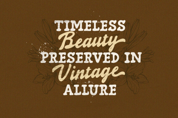 Timeless Radiance - Organic Font Duo