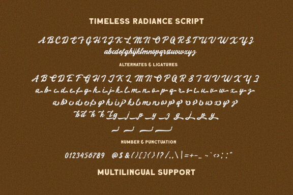 Timeless Radiance - Organic Font Duo
