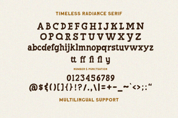Timeless Radiance - Organic Font Duo