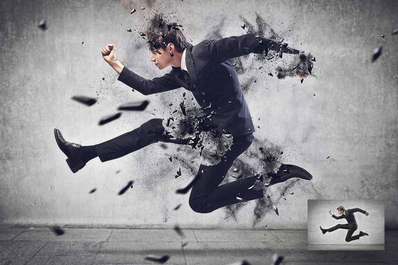 3D Shatter Photoshop Action