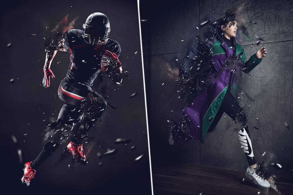 3D Shatter Photoshop Action