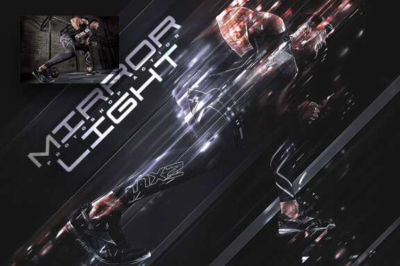 Mirror Light Photoshop Action