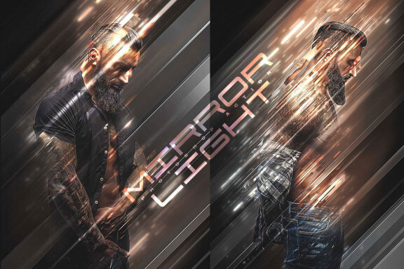 Mirror Light Photoshop Action