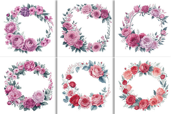 Watercolor Floral Flower Design