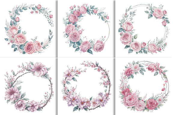 Watercolor Floral Flower Design