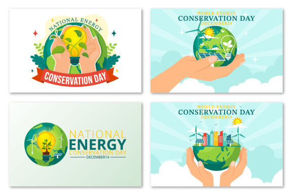 12 National Energy Conservation Day Illustration