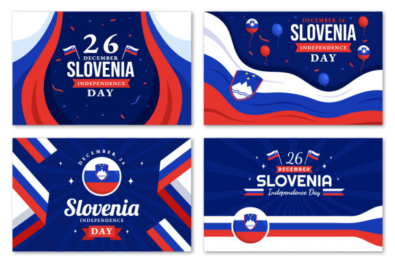 13 Slovenia Independence Day Illustration