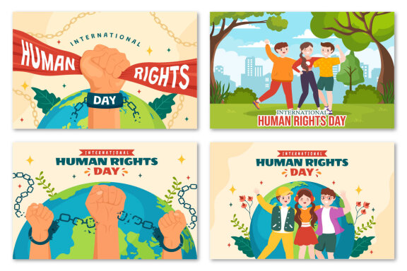 12 International Human Rights Day Illustration