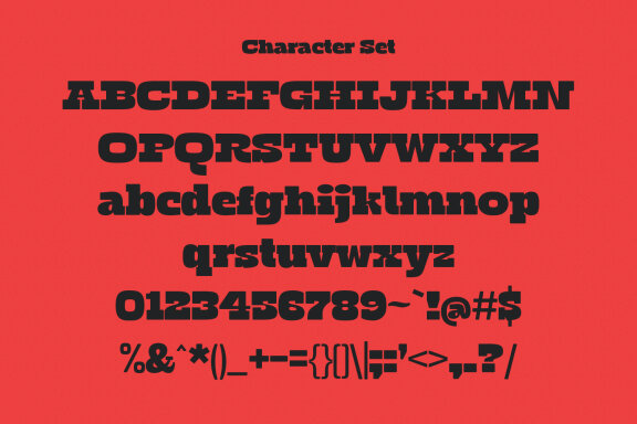 Risbak Slab Serif Typeface